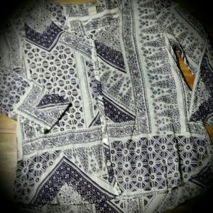 LUCKY BRAND Tunic Top Size L